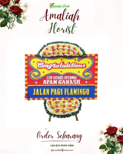 Bunga Papan Congratulation di Grati